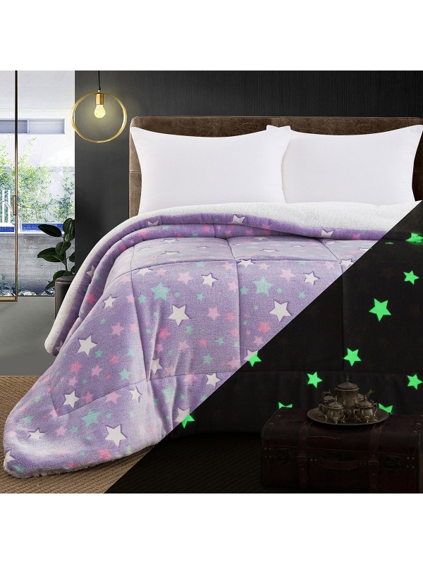 Phosphorescent Comforter Art 6273 160×220 Lilac